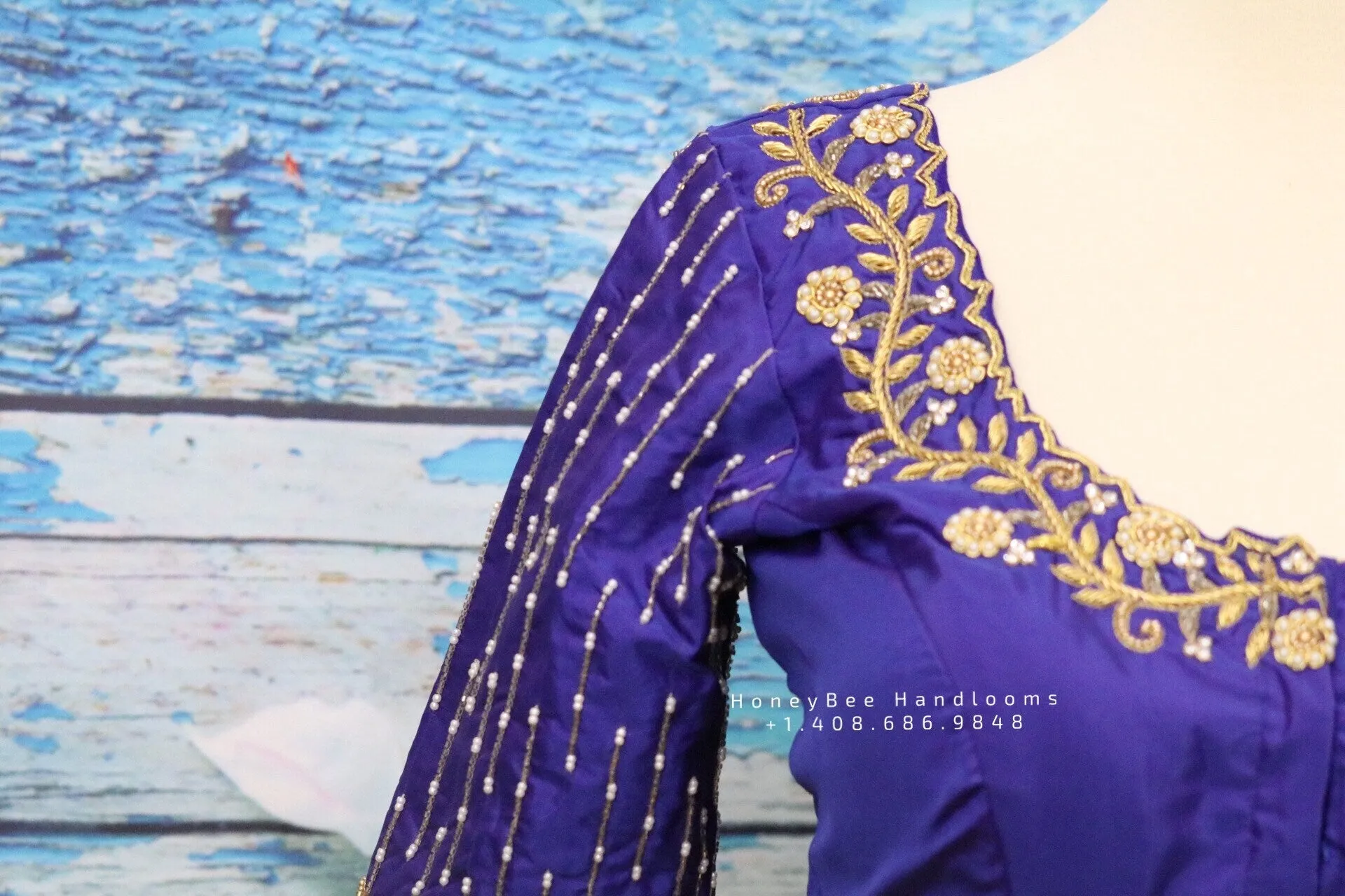 Maggam work designer blouse - Pattu Saree Blouse -zardhosi work blouse - handloom Saree Blouse - purple Saree Blouse - purple Blouse
