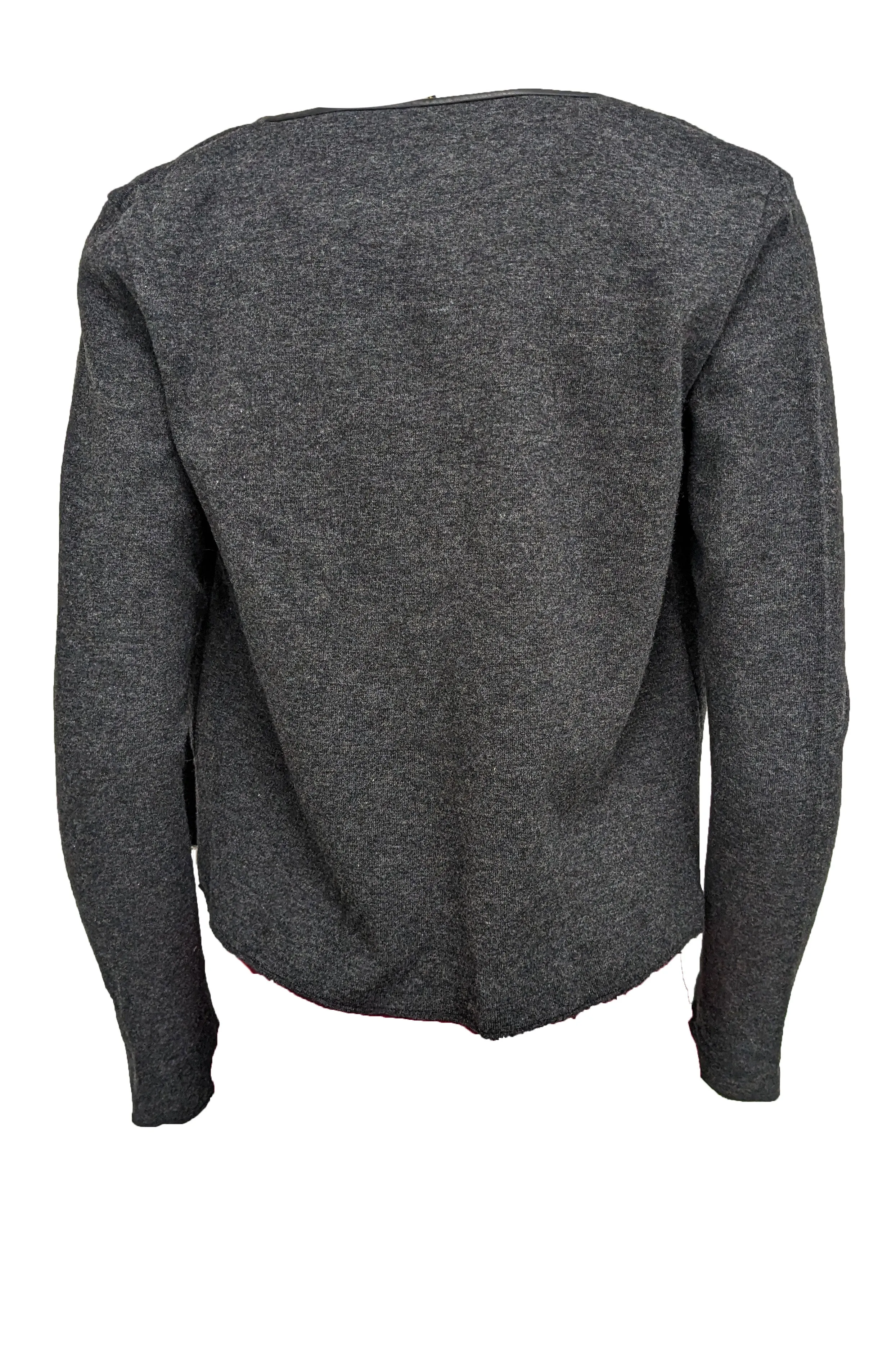 MAJESTIC FILATURES Dark Grey Cashmere Open Front Cardigan Size XS-Small