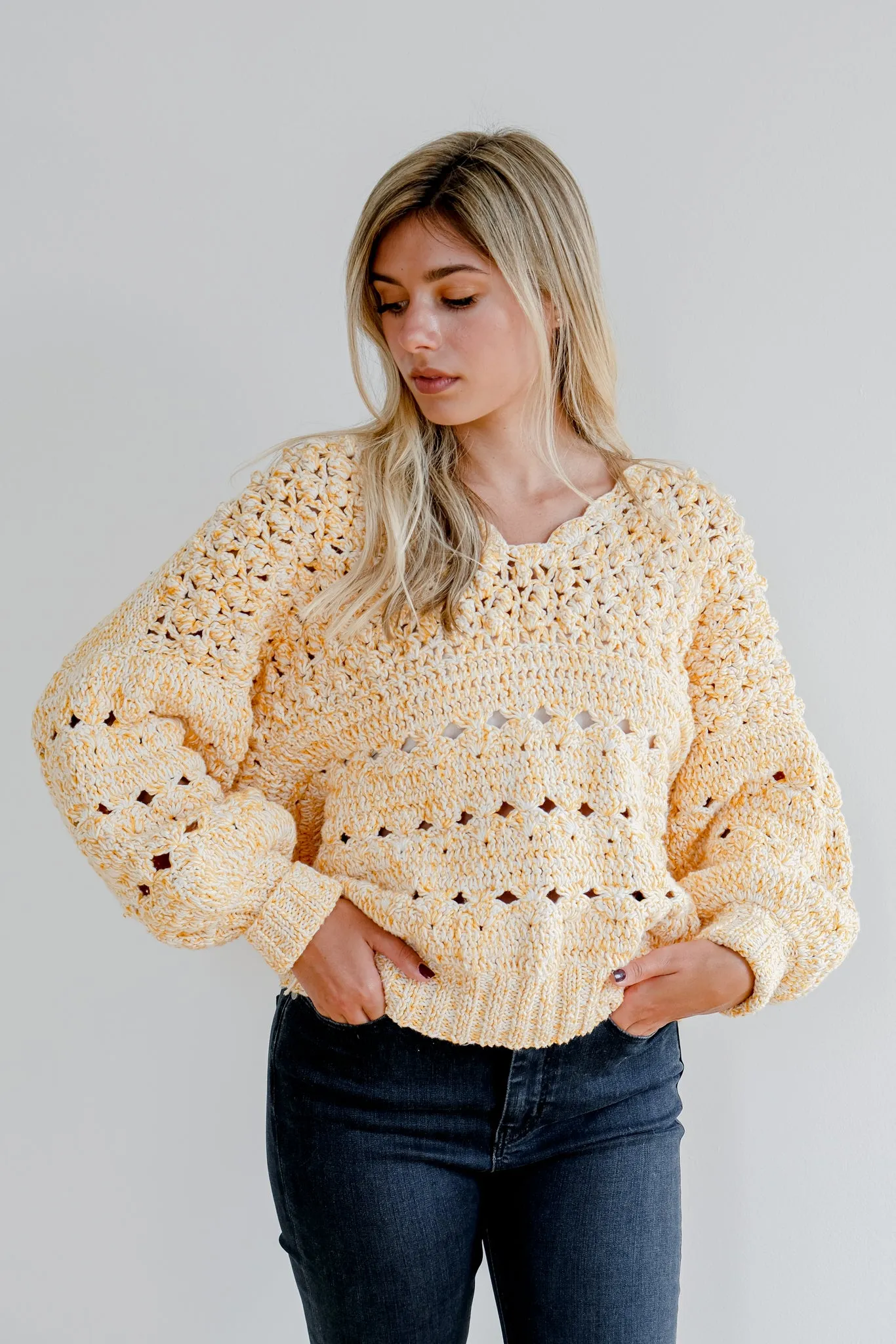 Marigold Cotton Sweater