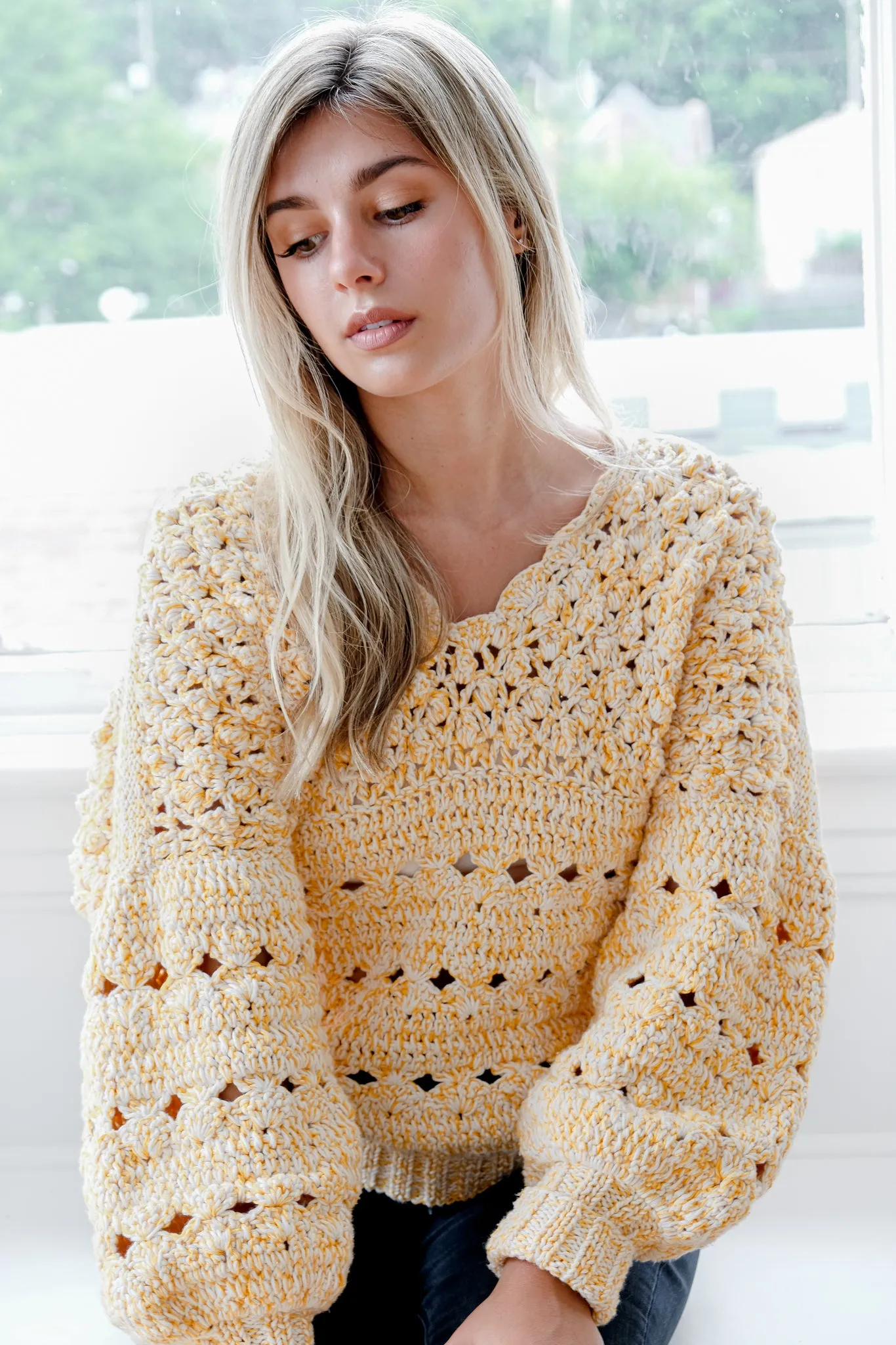 Marigold Cotton Sweater