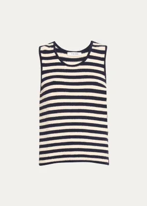 Mariner Sweater Tank (Navy Multi)