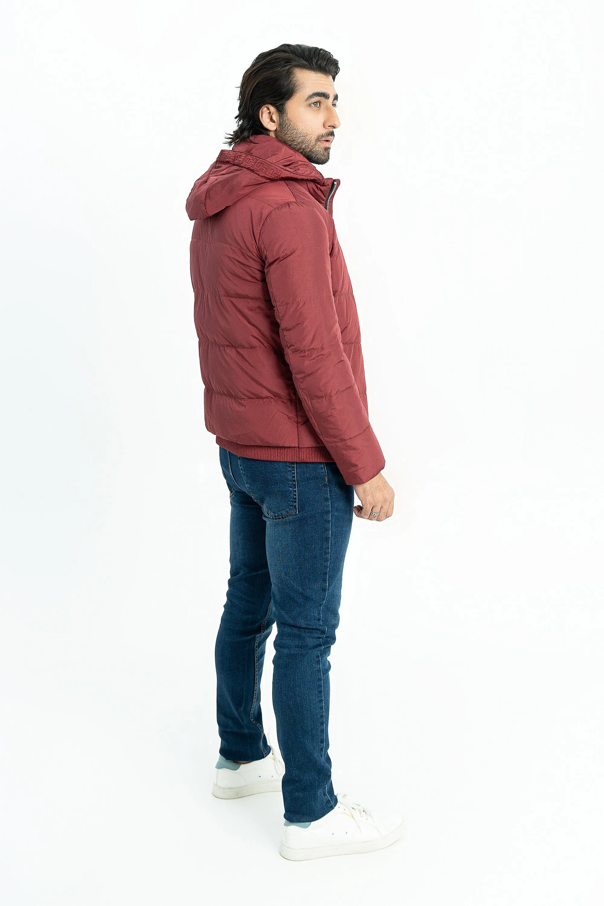 Maroon Bomber Jacket