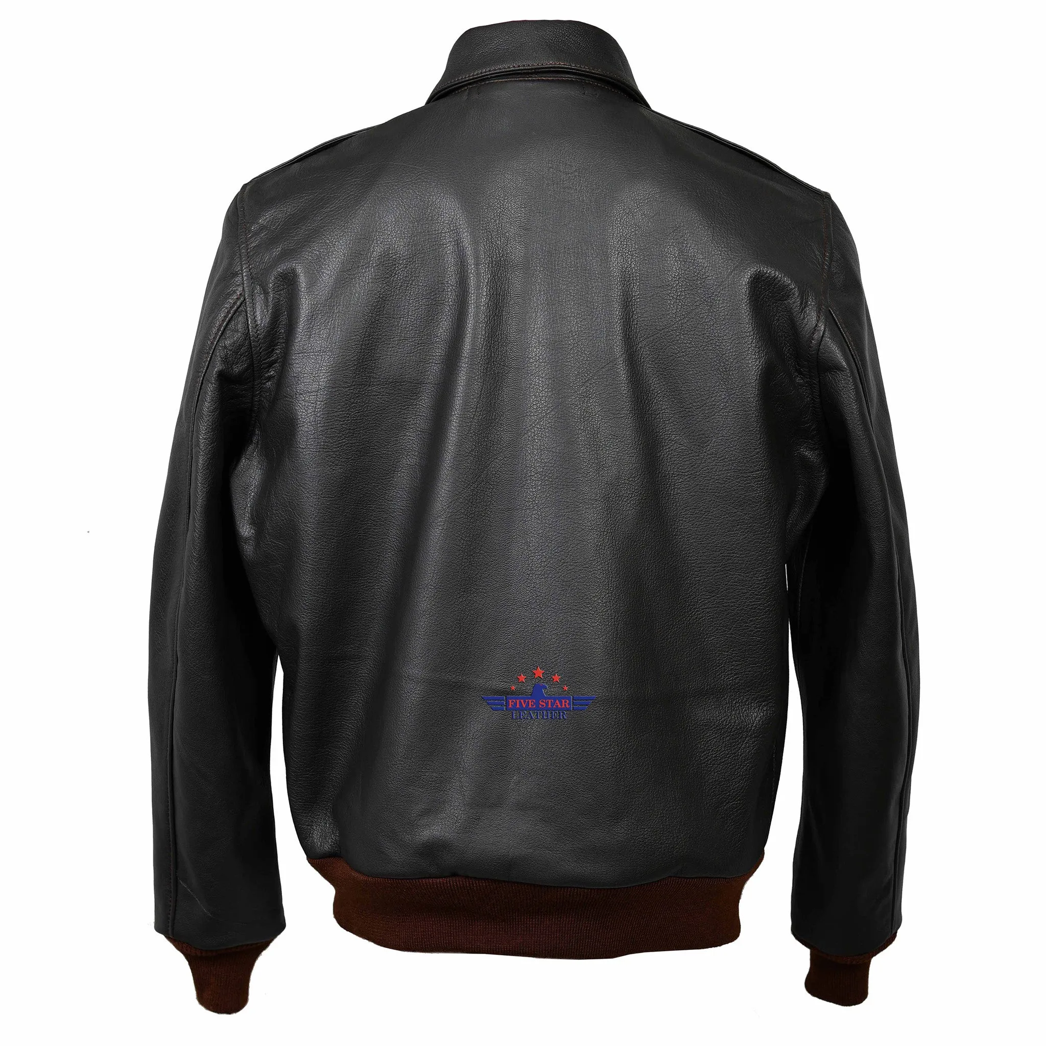 MEN A2 REPRO DAVID D. DONIGER MILITARY FLIGHT REAL GOATSKIN LEATHER JACKET