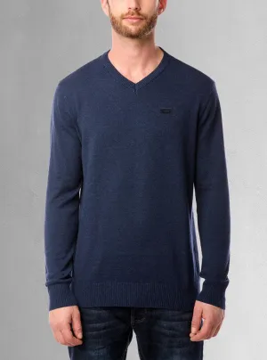 Men's basic v-neck sweater