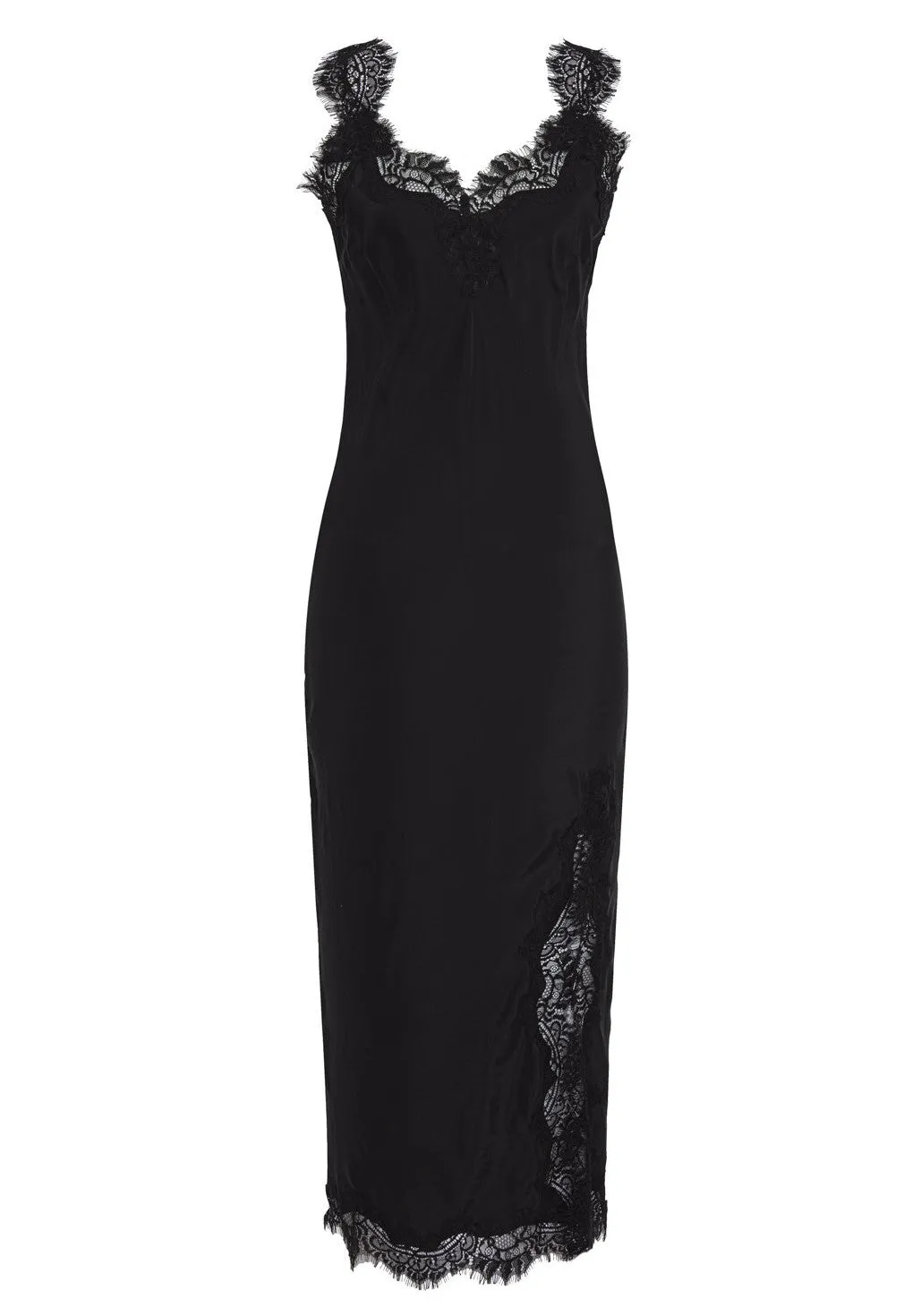 Miley Long Coco Bias Dress Black
