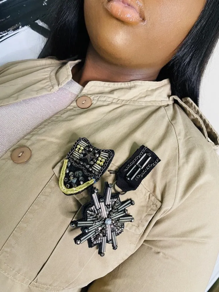 Military Dress Jacket - Beige