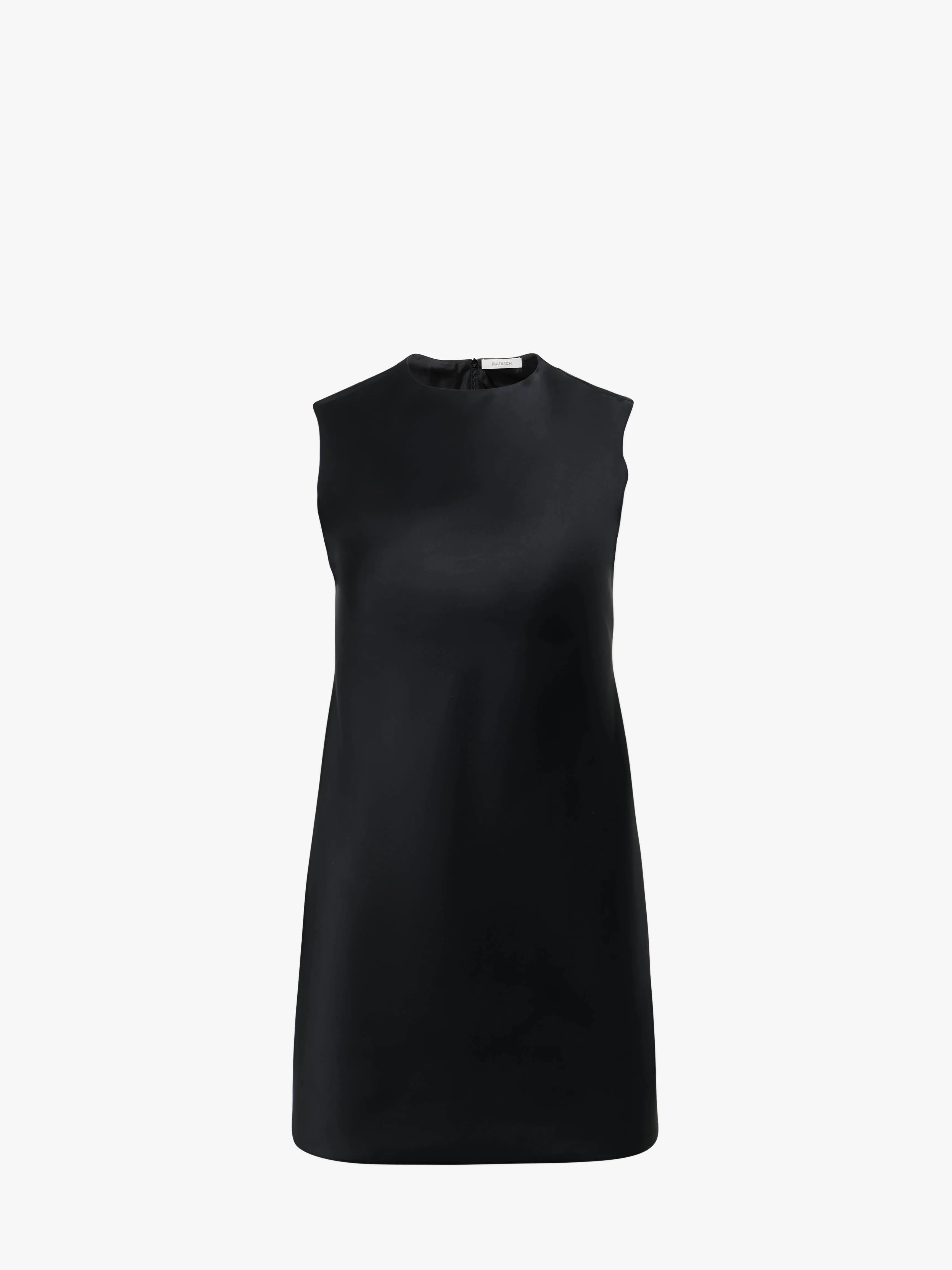 MINI SHIFT SATIN DRESS