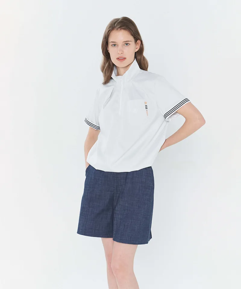 Monday Flow Kylie short Bermuda Pants - Blue