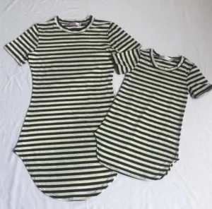 Mother Daughter T shirt Dresses