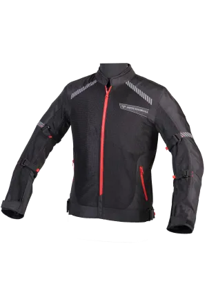 Motomarshall - Valor Black Red Mesh Jackets