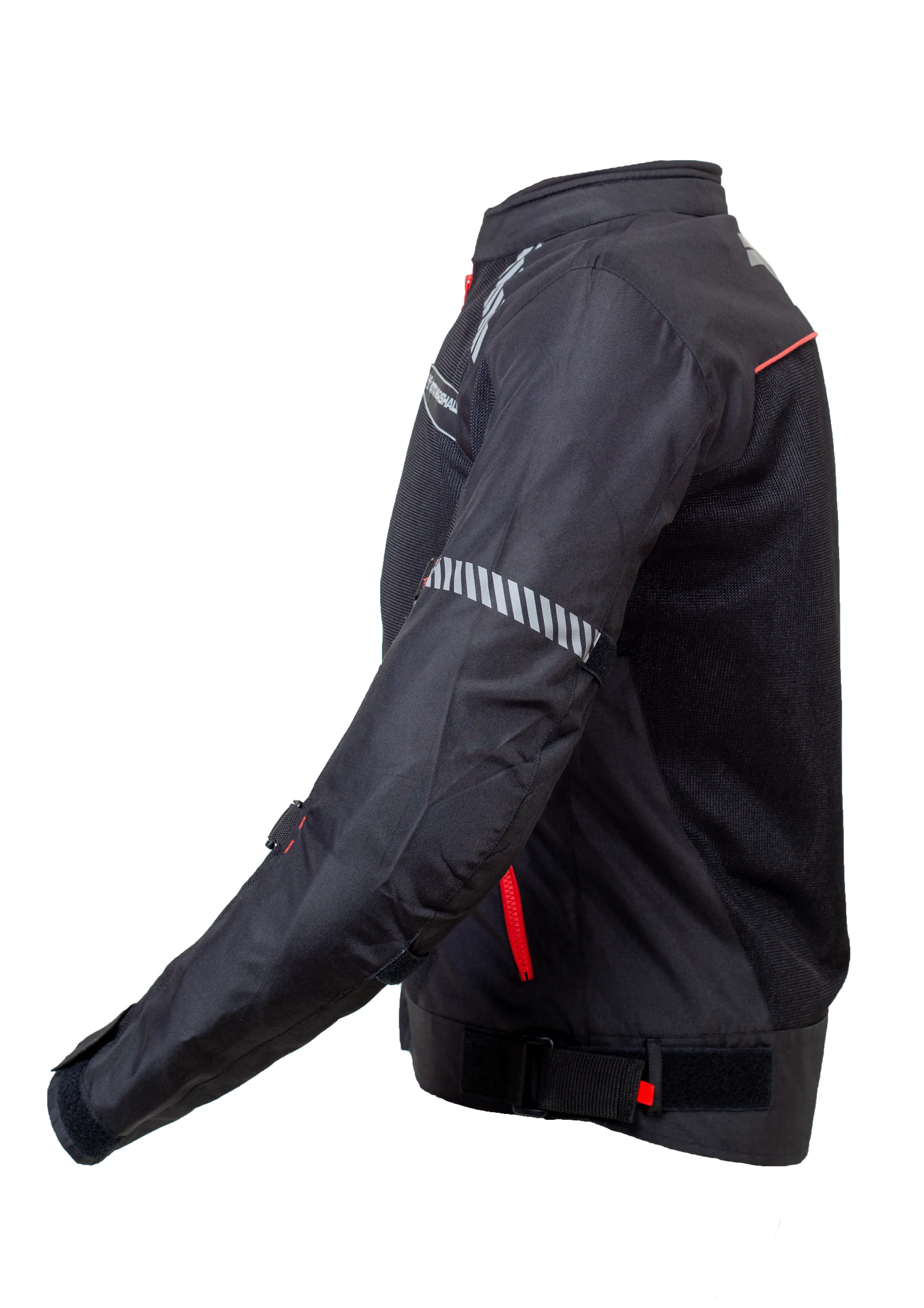 Motomarshall - Valor Black Red Mesh Jackets