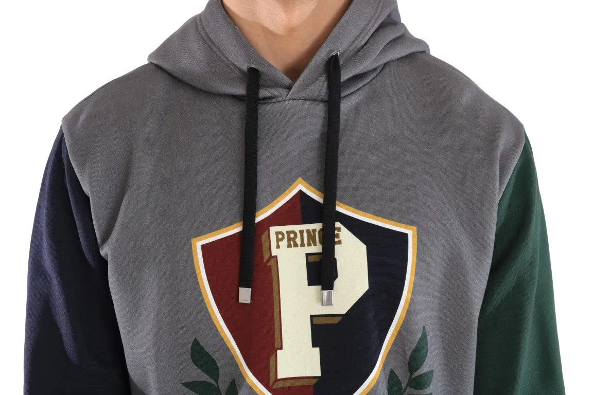 Multicolor Cotton Pullover Hooded Sweater