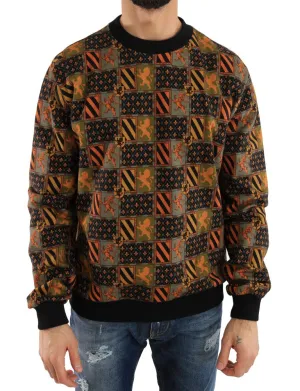 Multicolor Cotton Pullover Sweater