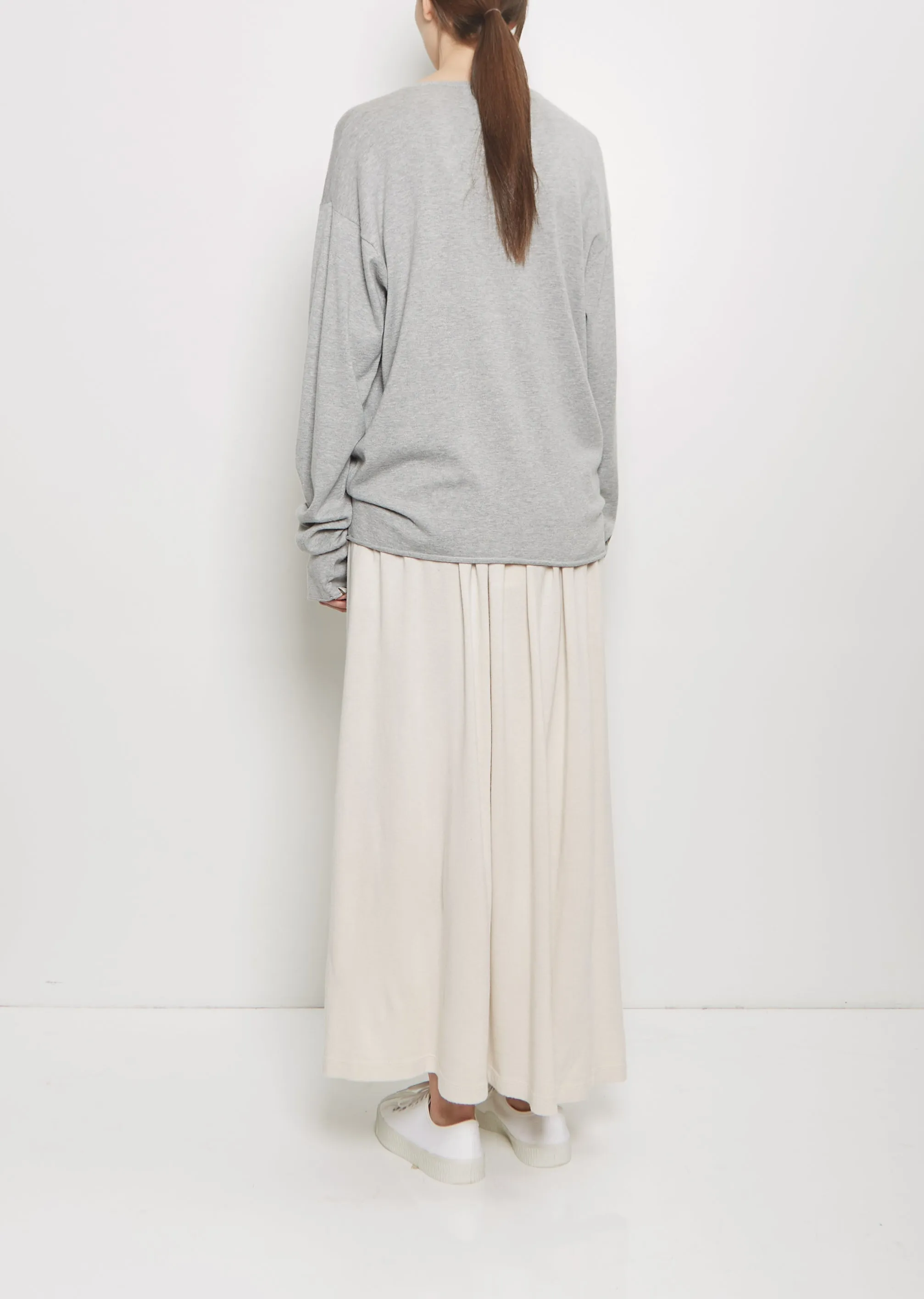 n°347 Aries Cotton Cashmere Sweater — Grey