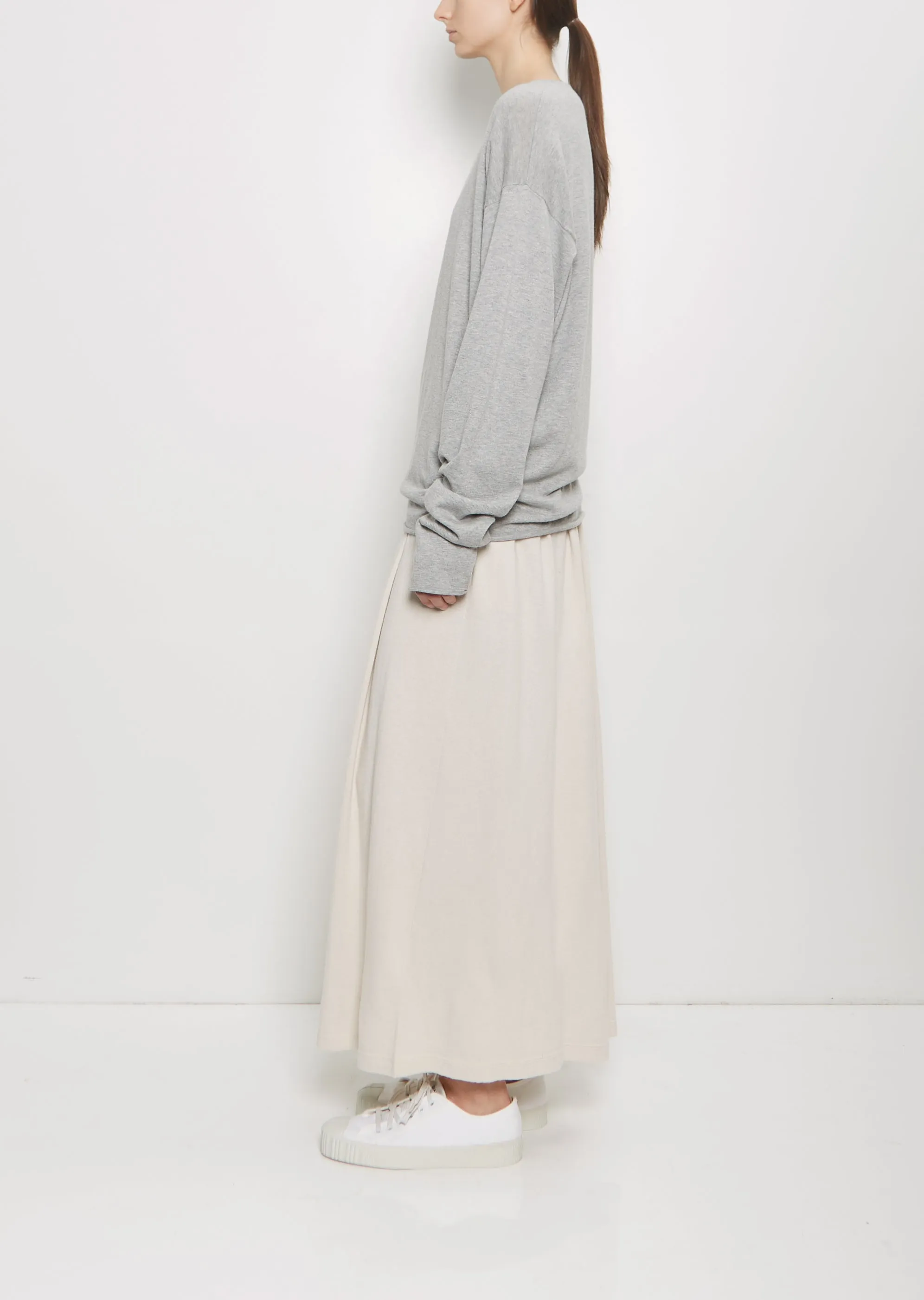 n°347 Aries Cotton Cashmere Sweater — Grey