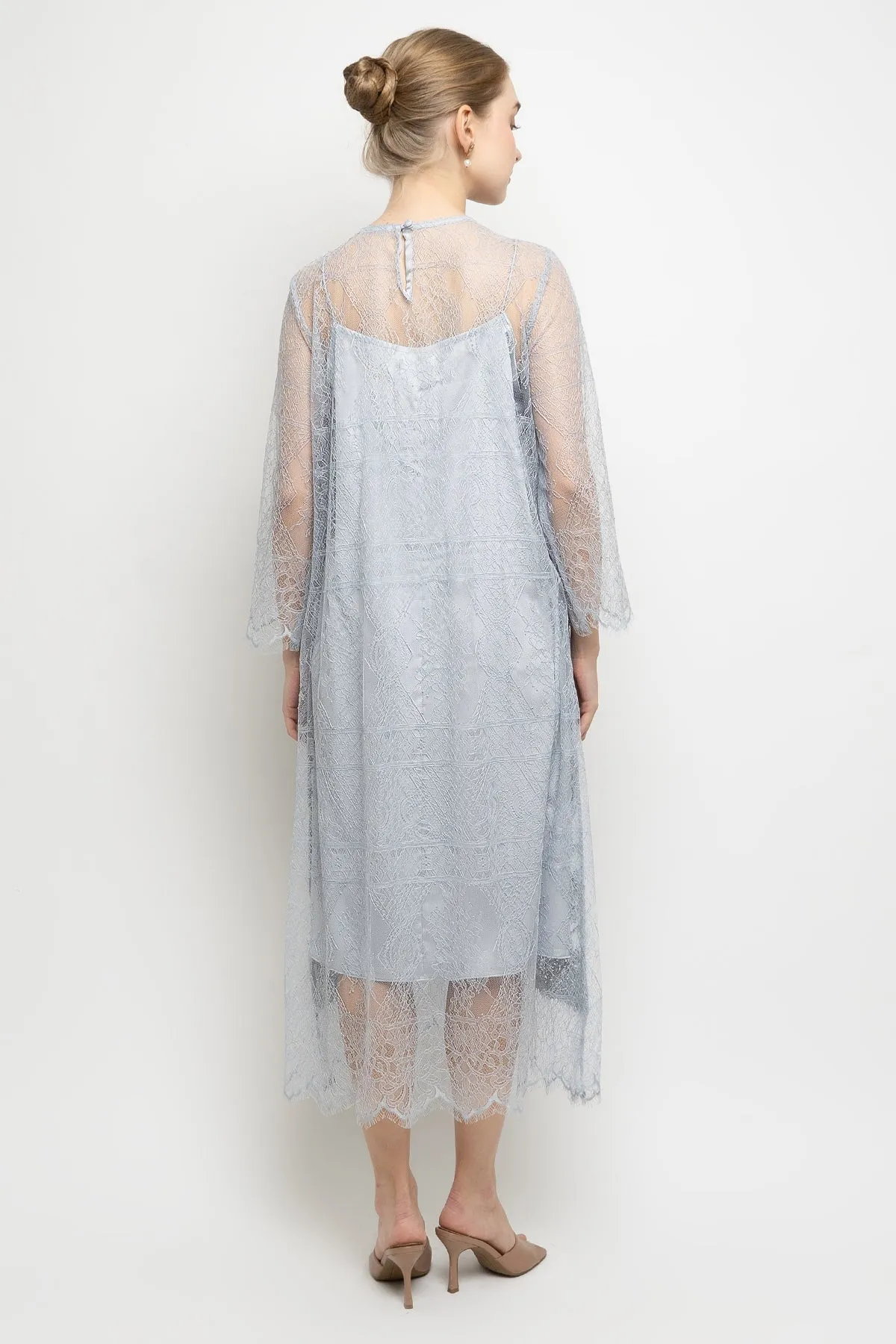 Naila Dress in Blue