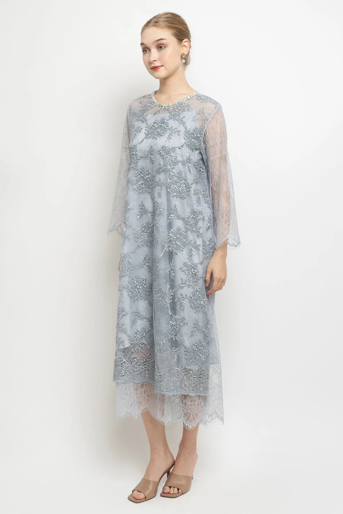 Naila Dress in Blue