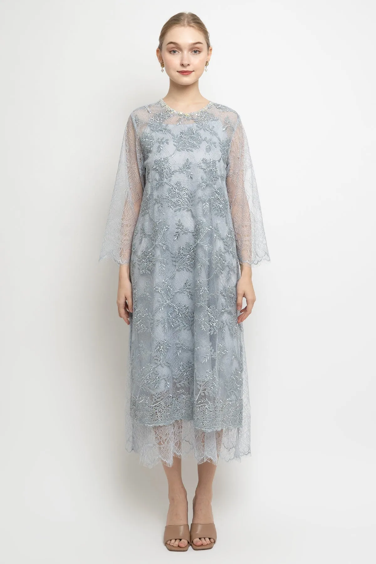 Naila Dress in Blue
