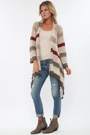 Naples Wrap Sweater in Sand City