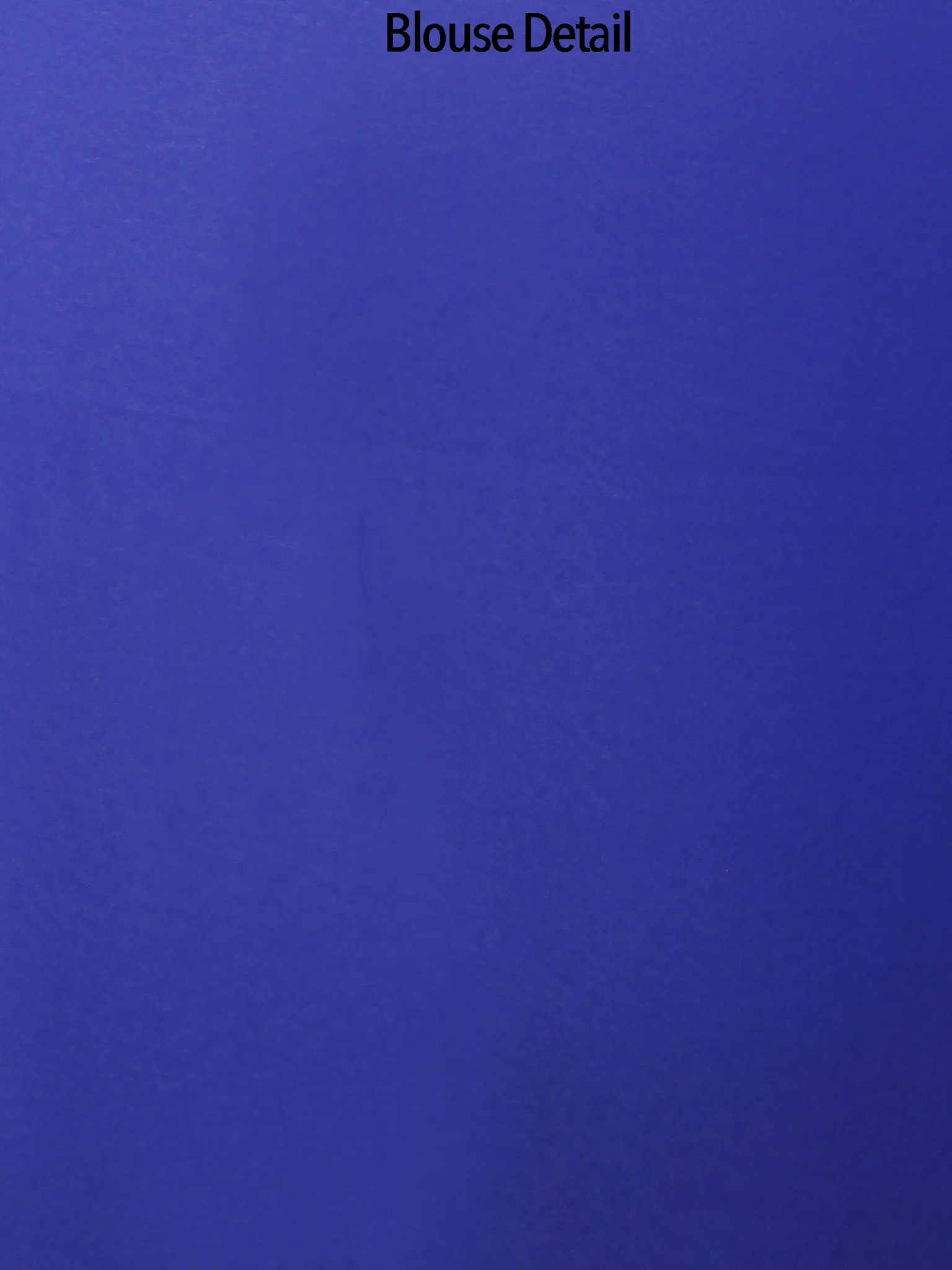 Navy Blue White Aari Embroidered Chiffon Saree From Kashmir  - S031702136