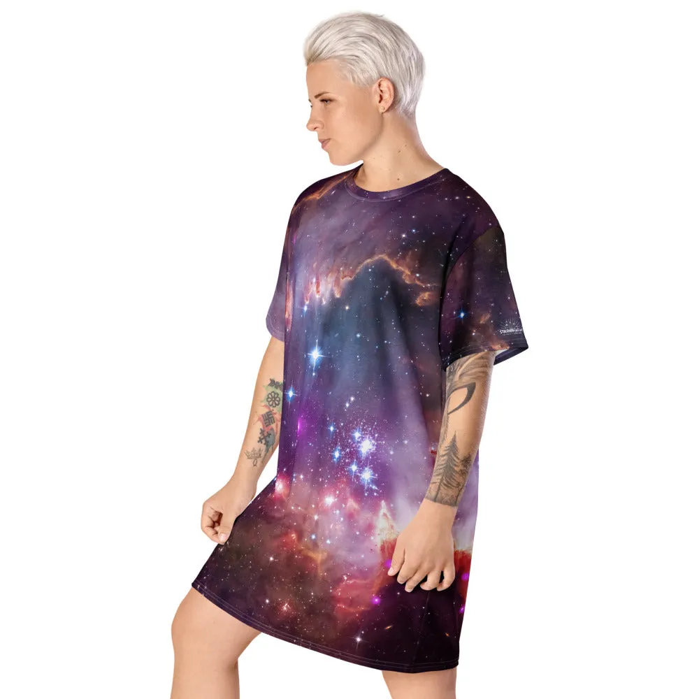 NGC 602 Nebula T-Shirt Dress