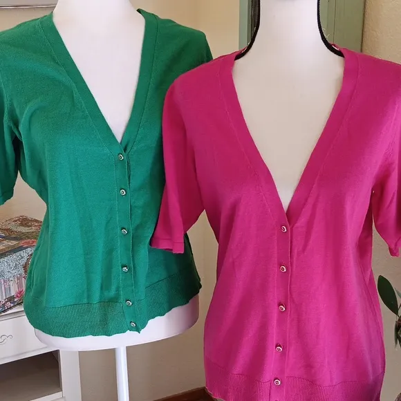NWT BUNDLE OF New York &amp; Company Cotton Blend Cardigan Sweaters