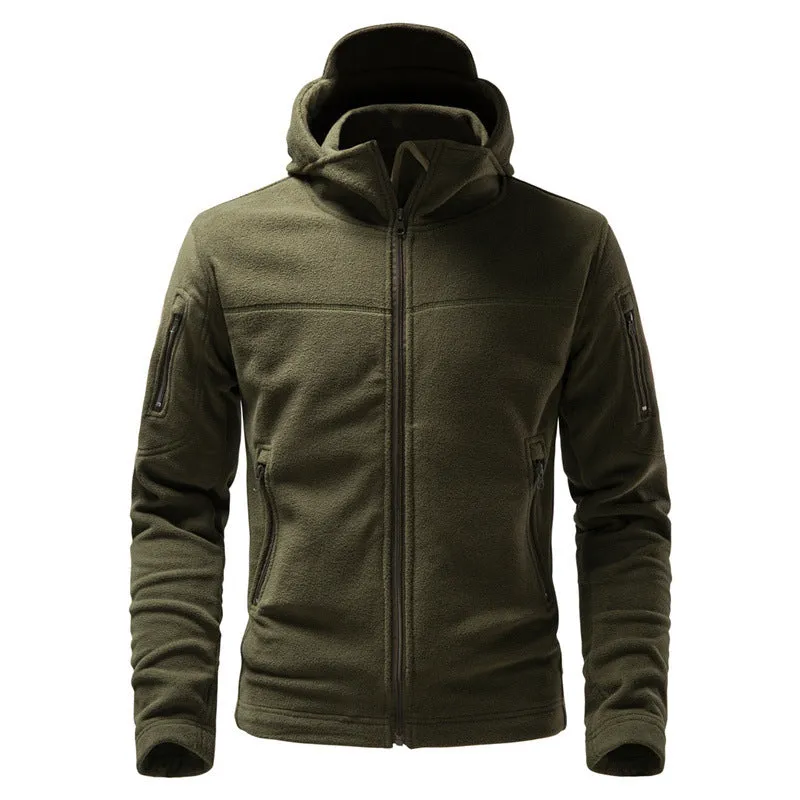 Outdoor Military Multi-Pocket Polar Fleece Men's Jacket