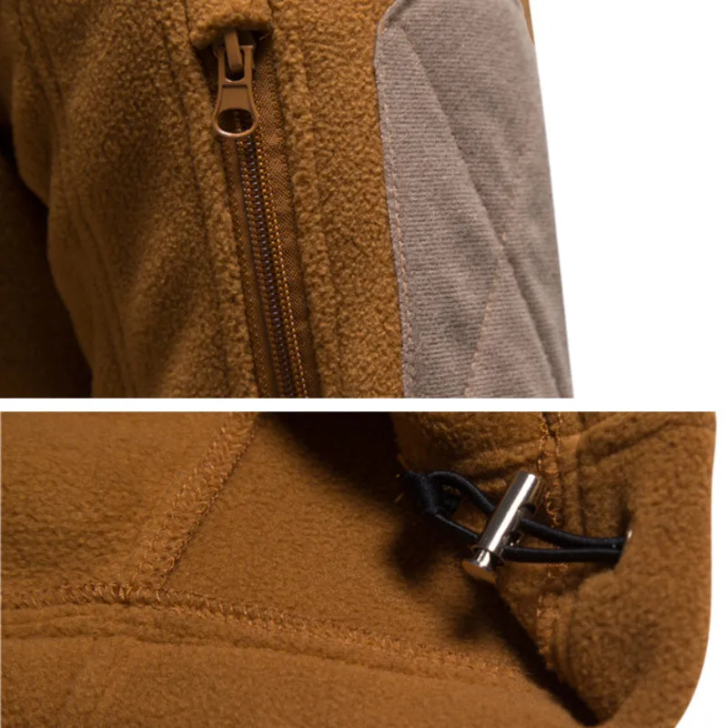 Outdoor Military Multi-Pocket Polar Fleece Men's Jacket