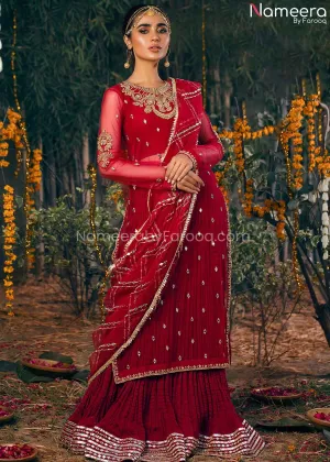 Pakistani Simple Mehndi Dresses for Bride 2021 #BB239