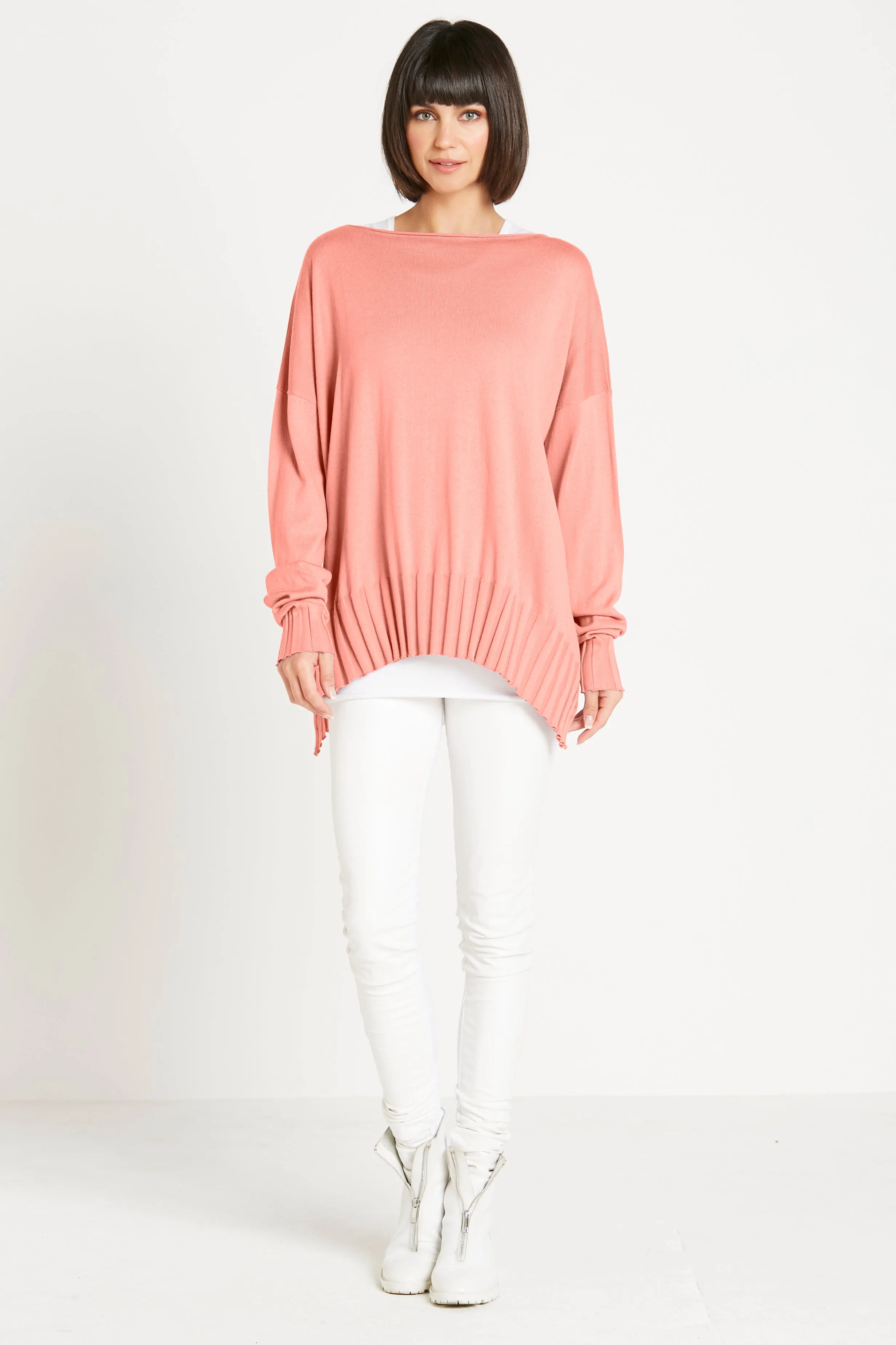 Pima Cotton Boatneck Rib