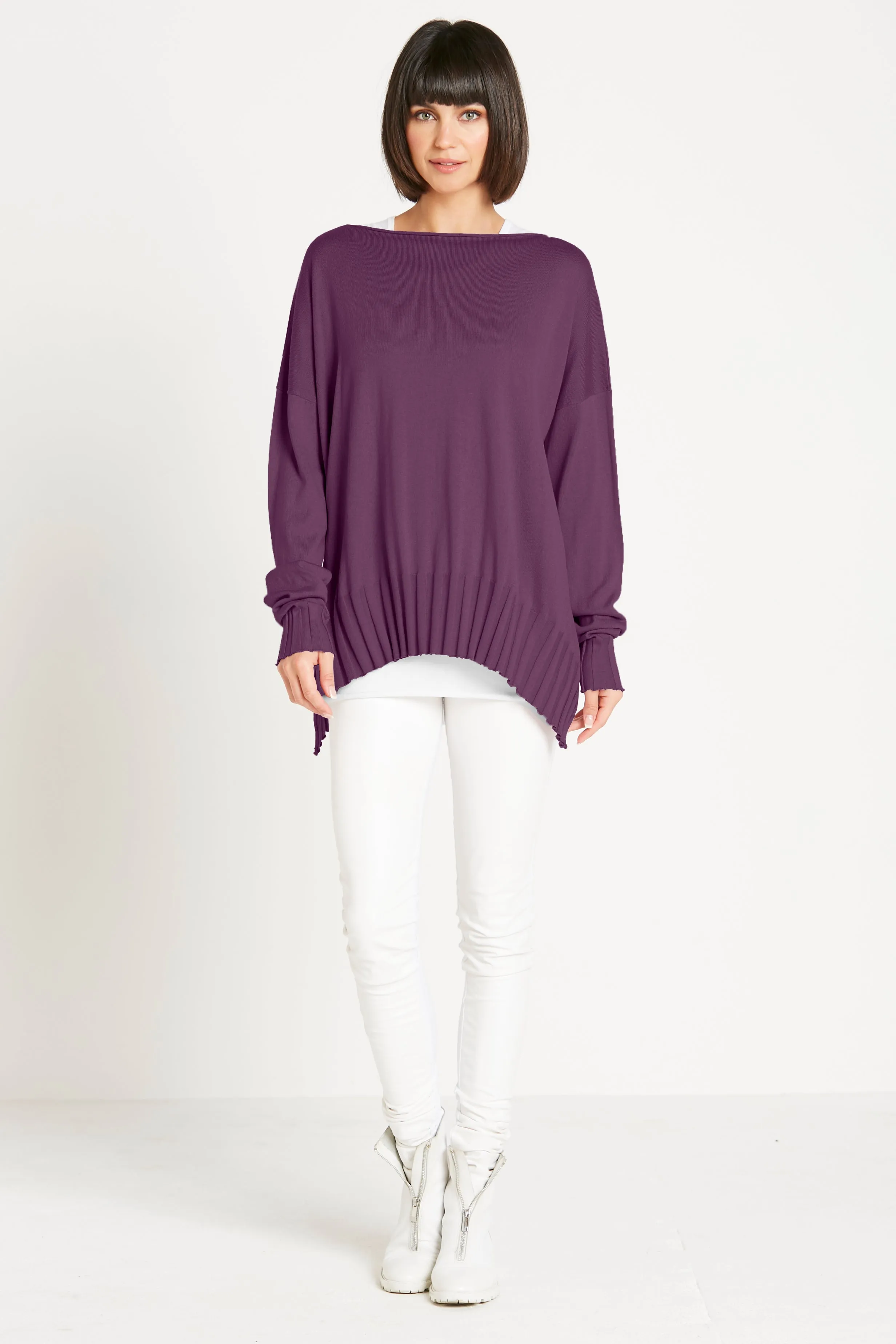 Pima Cotton Boatneck Rib