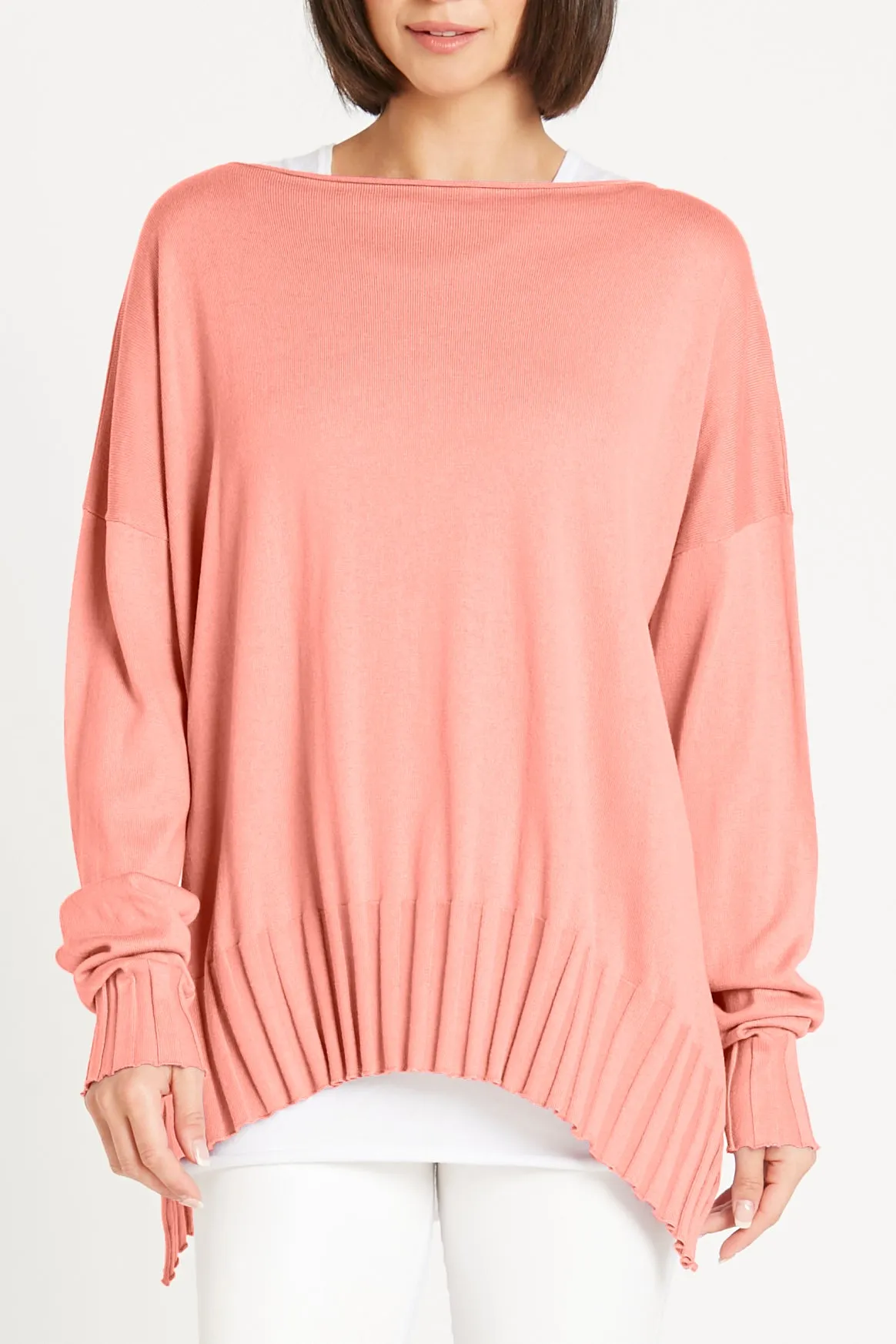 Pima Cotton Boatneck Rib