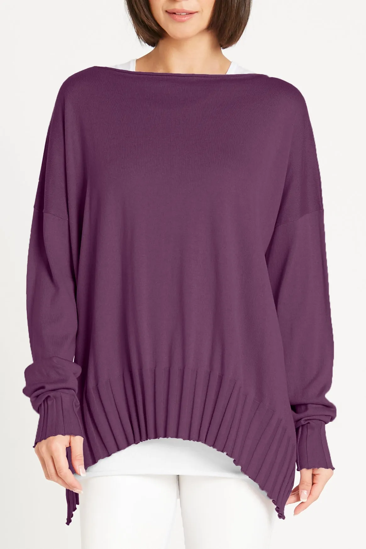Pima Cotton Boatneck Rib