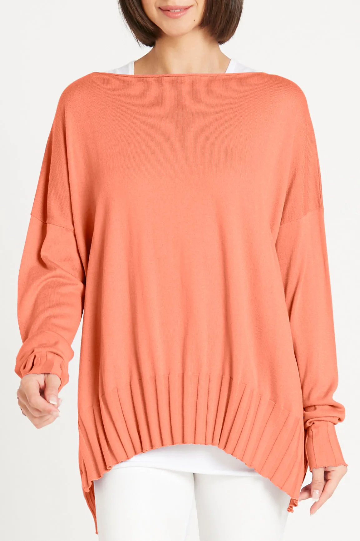 Pima Cotton Boatneck Rib