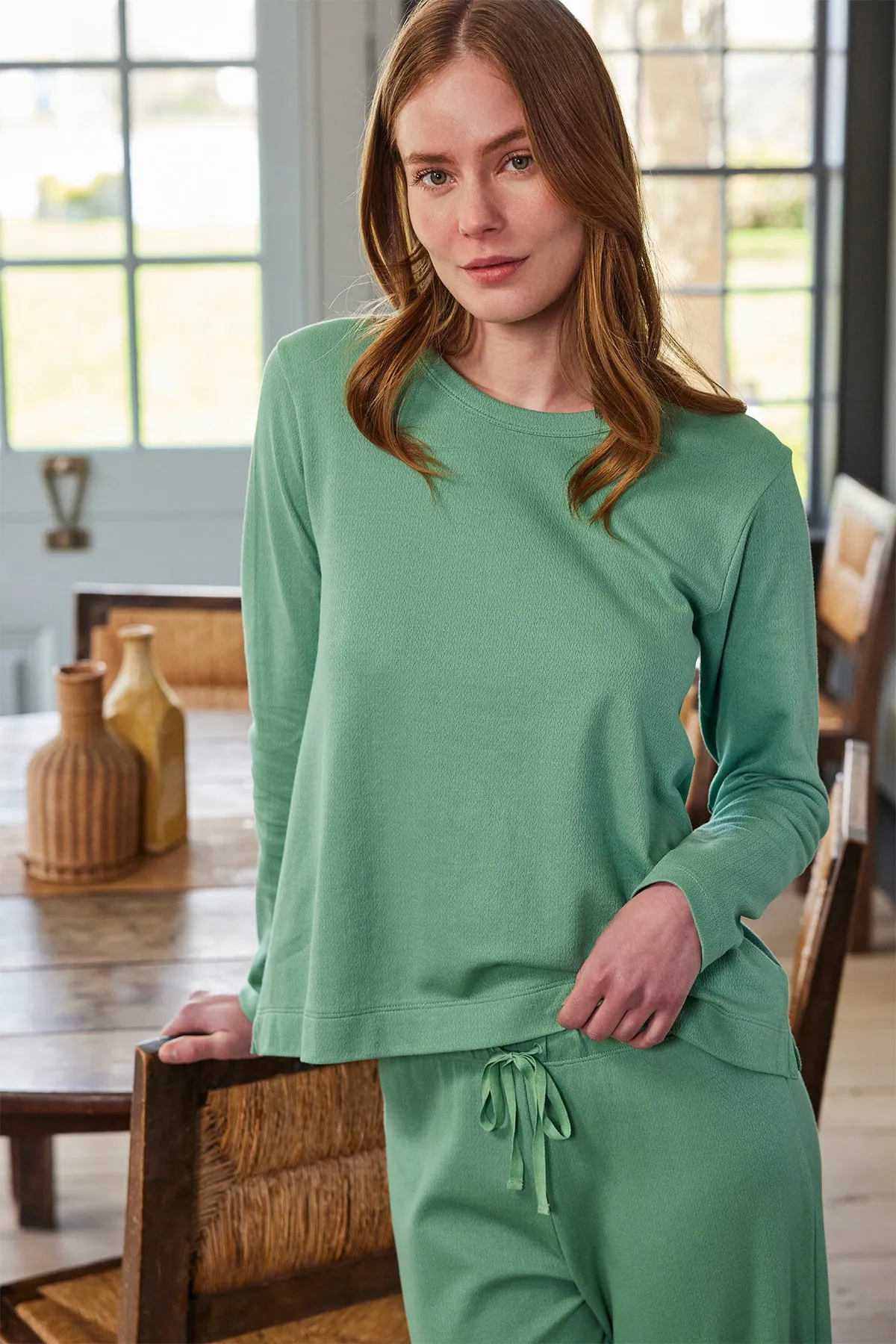 Pointelle Pants Bundle in Boxwood