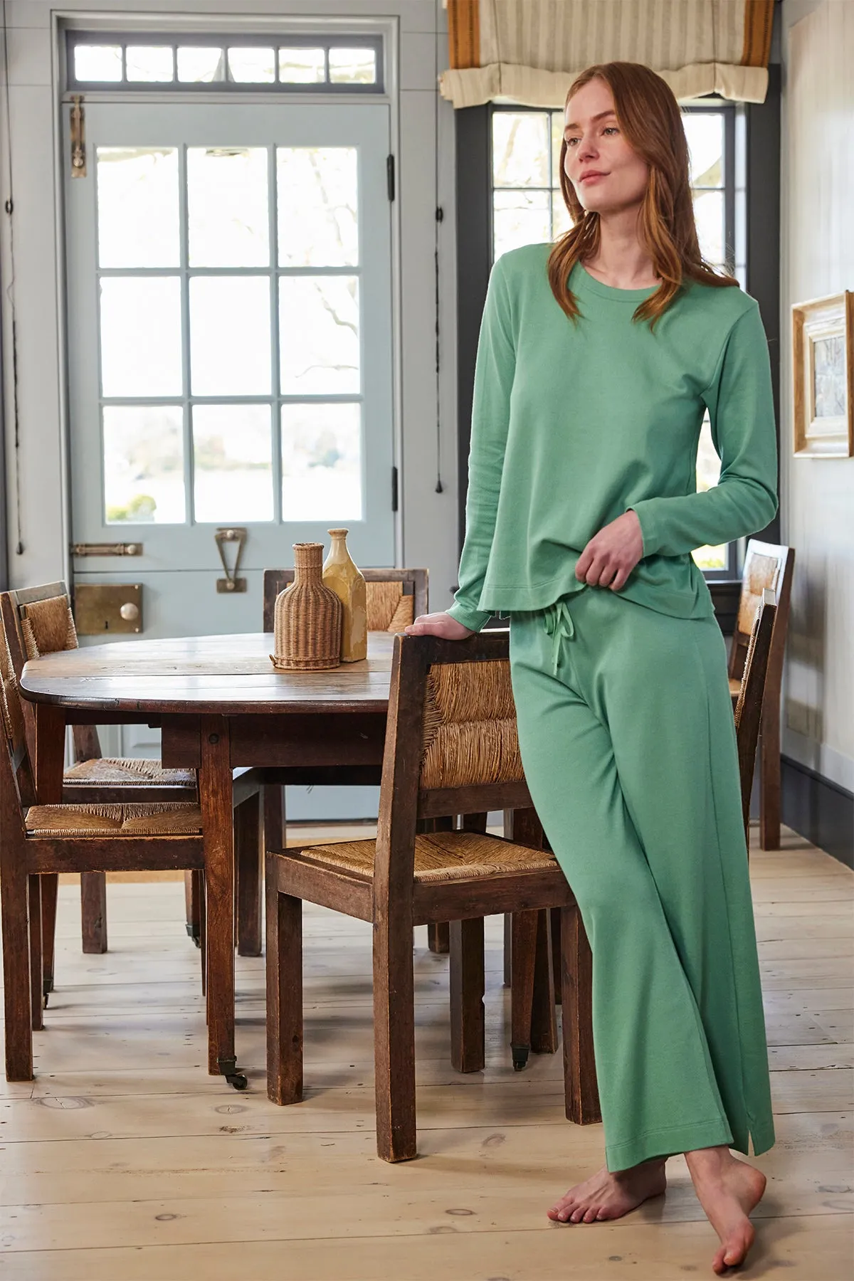 Pointelle Pants Bundle in Boxwood