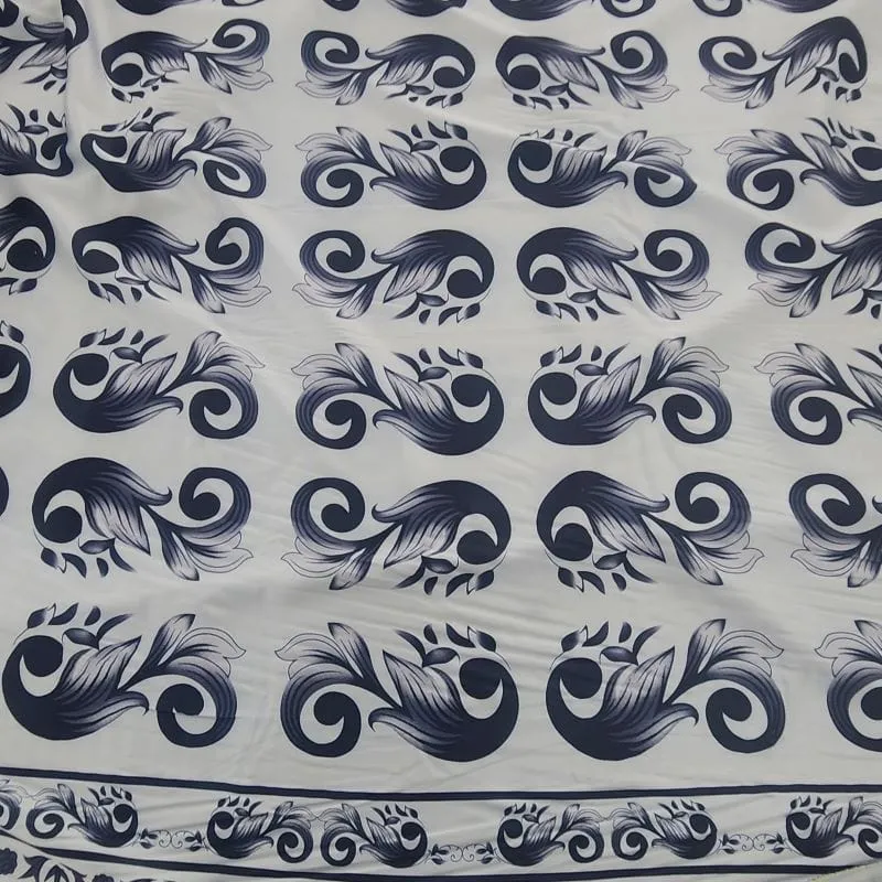 Printed Digital ArmanI Fabric Black 150cm