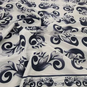 Printed Digital ArmanI Fabric Black 150cm