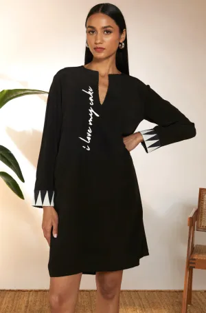 "I Love My Cake" Slogan Dress