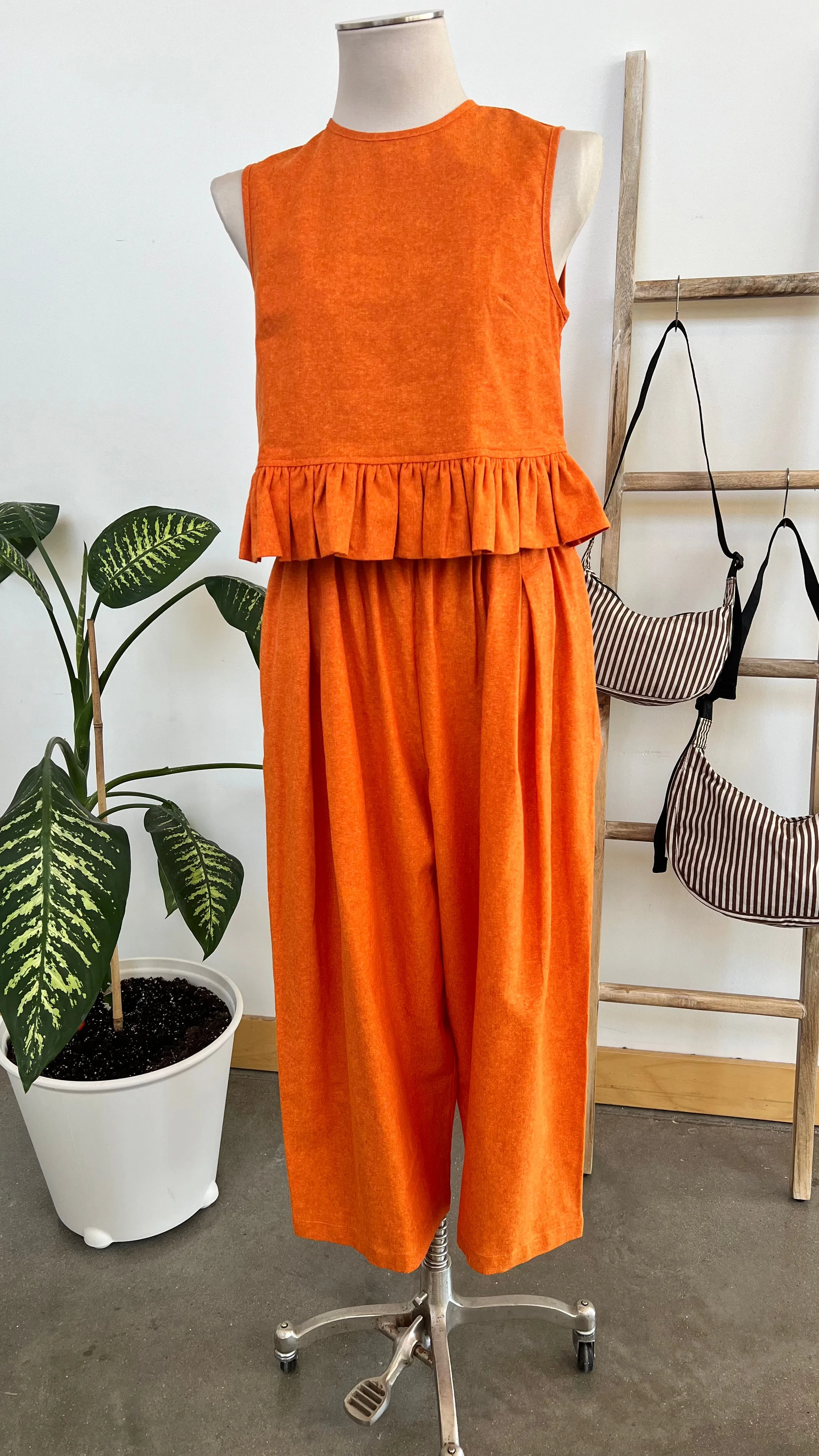 Radio Pant in Flame | Toit Volant