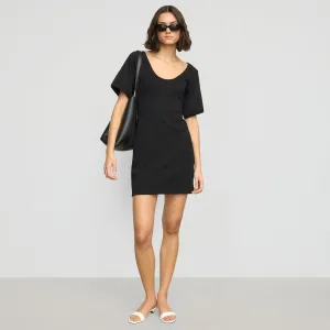 Rae Sculpted Scoop-Neck Mini Dress