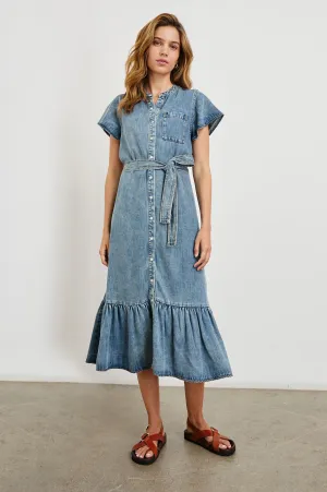 Rails Kahlo Dress Mid Blue