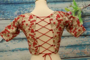 Red saree blouse | kids Lehenga blouse|Saree stitched Blouse | work blouse | Silk saree Blouse  |brocade blouse|handloom Saree blouse
