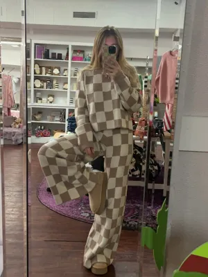 *RESTOCKED* All Squared Away Set: Tan/White