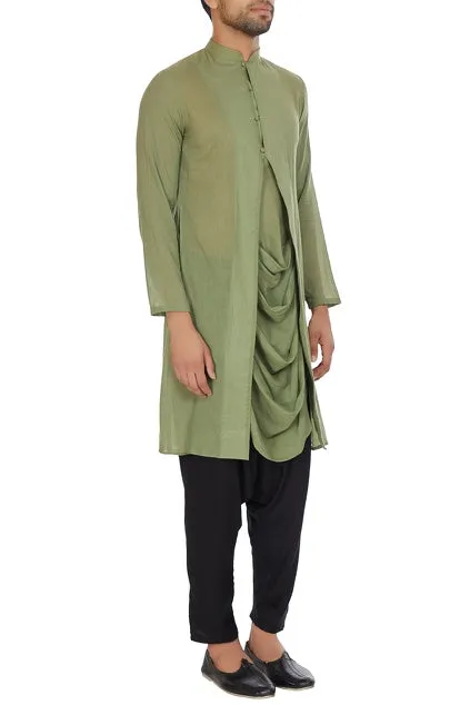 Roman - Cowl Kurta Set