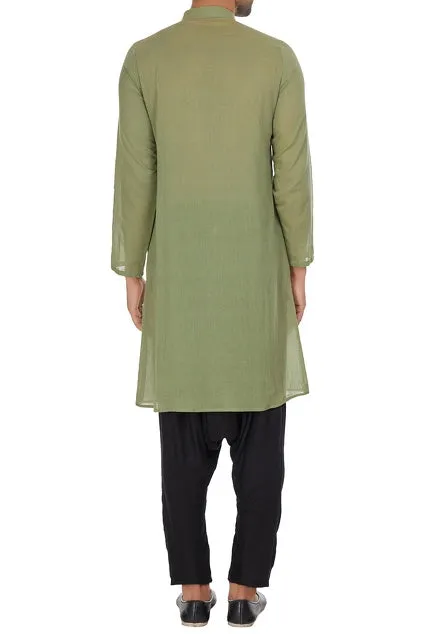 Roman - Cowl Kurta Set
