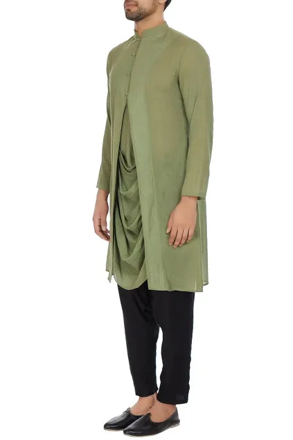 Roman - Cowl Kurta Set