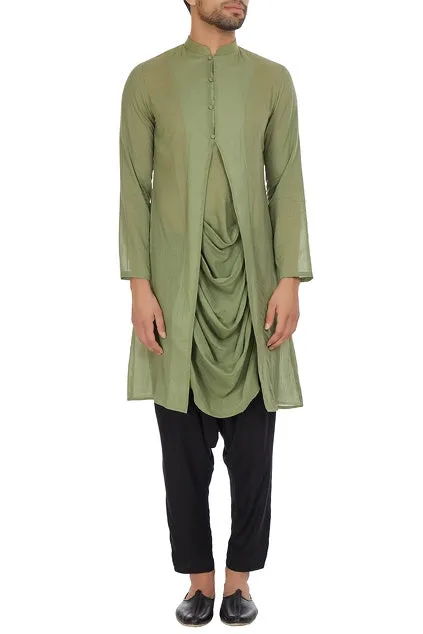 Roman - Cowl Kurta Set