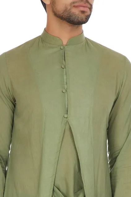 Roman - Cowl Kurta Set