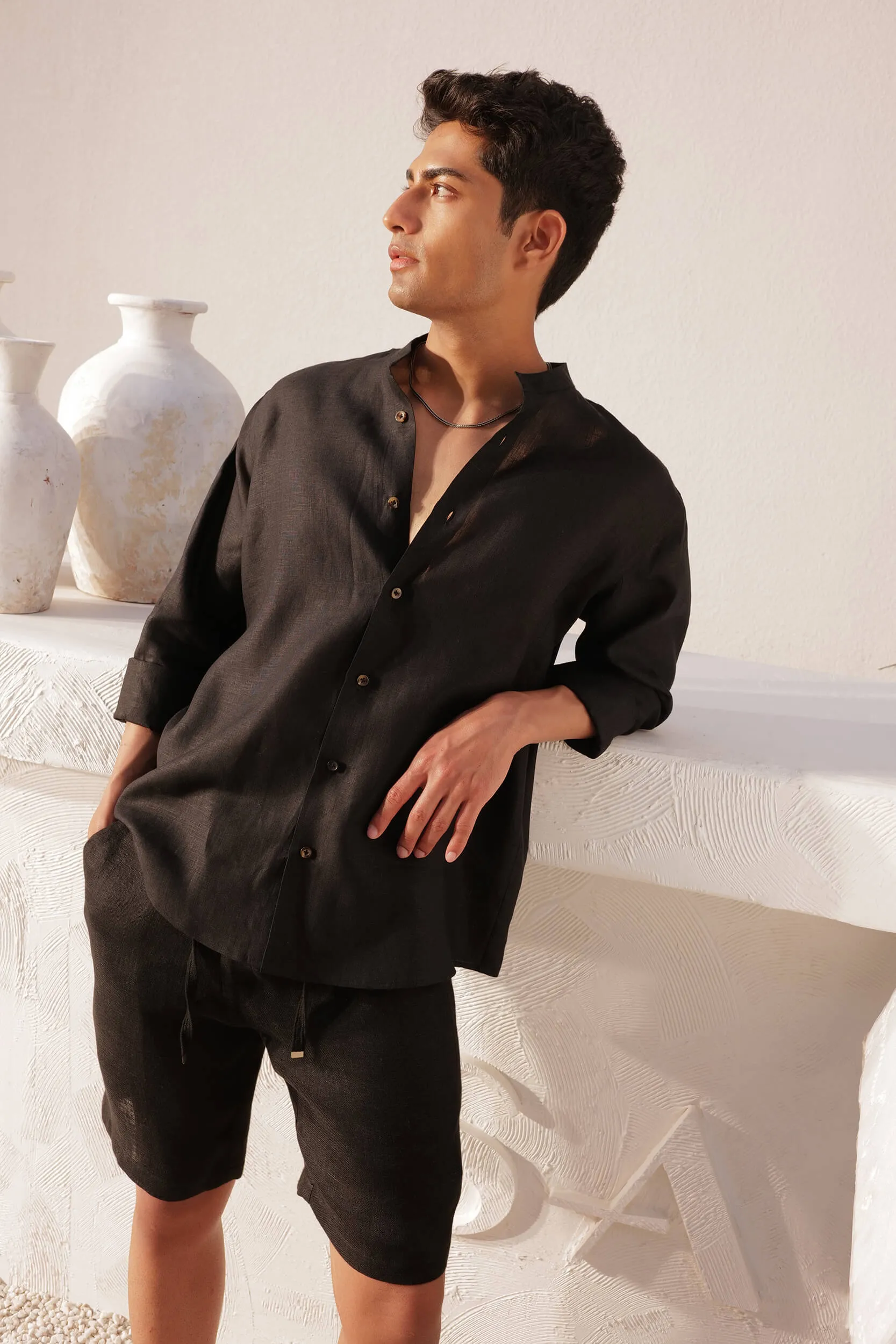 Rome Shirt - Man (BLACK)